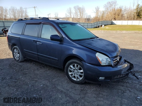 2008 Kia Sedona EX with VIN KNDMB233X86264378, listed as a Copart auction lot 53516065 with 173,915 mi miles and Salvage Title. Bid and sale history available at carsss.com. Image 4.