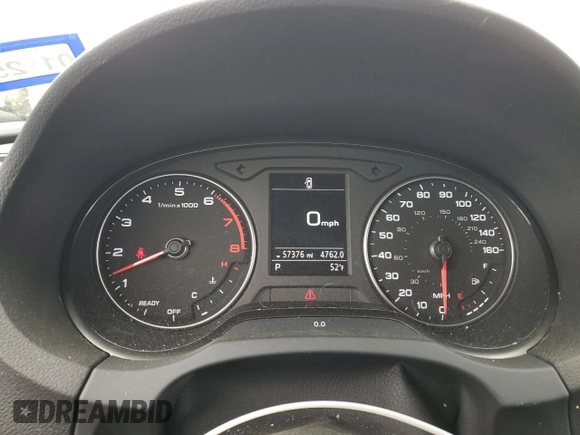 2019 Audi A3 Sedan Premium with VIN WAUBEGFF3KA113773, listed as a Copart auction lot 48441914 with 57,376 mi miles. Bid and sale history available at carsss.com. Image 9.