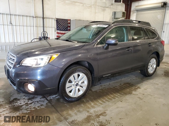 2015 Subaru Outback Premium with VIN 4S4BSBHC9F3270330, listed as a Copart auction lot 59018225 with 105,057 mi miles and Salvage title. Bid and sale history available at DreamBid. Image 1.