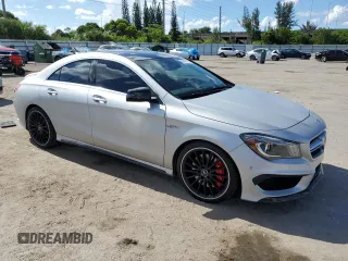 2016 Mercedes-Benz CLA 45 AMG with VIN WDDSJ5CB1GN316980, listed as a Copart auction lot 63624754 with 51,293 mi miles and Non Repairable. Bid and sale history available at DreamBid. Image 4.