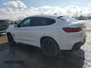 2019 BMW X4 M40i with VIN 5UXUJ5C58KLA93517, listed as a Copart auction lot 51622125 with 127,828 mi miles and Salvage title. Bid and sale history available at DreamBid. Image 2.