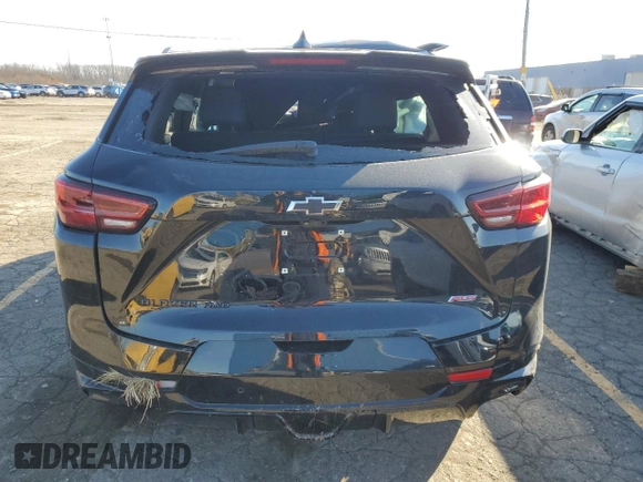 2024 Chevrolet Blazer RS with VIN 3GNKBKRS3RS132959, listed as a Copart auction lot 82442894 with Not provided miles and Non repairable. Bid and sale history available at DreamBid. Image 6.
