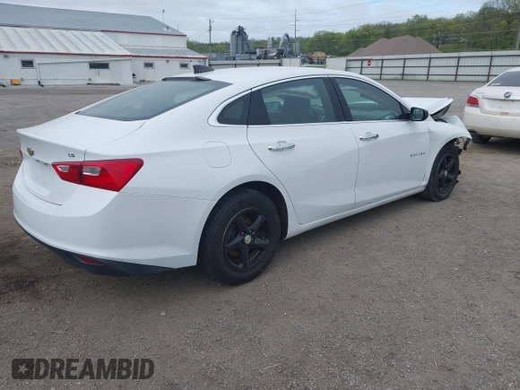 2016 Chevrolet Malibu LS with VIN 1G1ZB5ST0GF242518, listed as a IAAI auction lot 42144338 with 122,862 mi miles and . Bid and sale history available at DreamBid. Image 4.