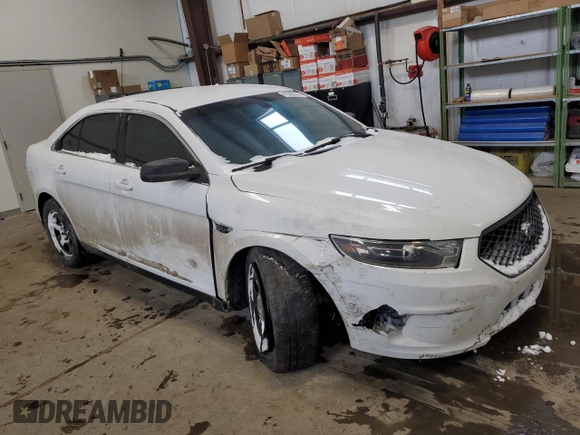 2016 Ford Police Interceptor with VIN 1FAHP2MK7GG137322, listed as a Copart auction lot 43387814 with 93,467 mi miles and Salvage title. Bid and sale history available at DreamBid. Image 4.