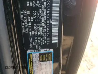 2022 Kia Telluride S with VIN 5XYP64HCXNG255596, listed as a Copart auction lot 49407855 with Not provided miles and Salvage title. Bid and sale history available at DreamBid. Image 14.
