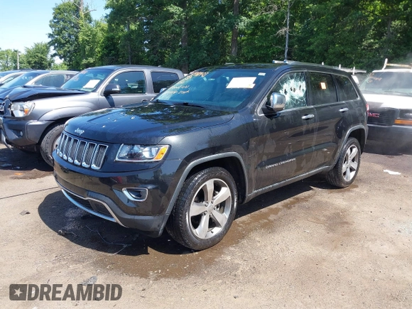 2014 Jeep Grand Cherokee Limited with VIN 1C4RJEBM2EC300212, listed as a IAAI auction lot 39498423 with 99,938 mi miles. Bid and sale history available at carsss.com. Image 2.