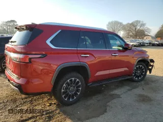 2024 Toyota Sequoia SR5 with VIN 7SVAAABA0RX029375, listed as a Copart auction lot 47060855 with 19,259 mi miles and Salvage Title. Bid and sale history available at carsss.com. Image 3.