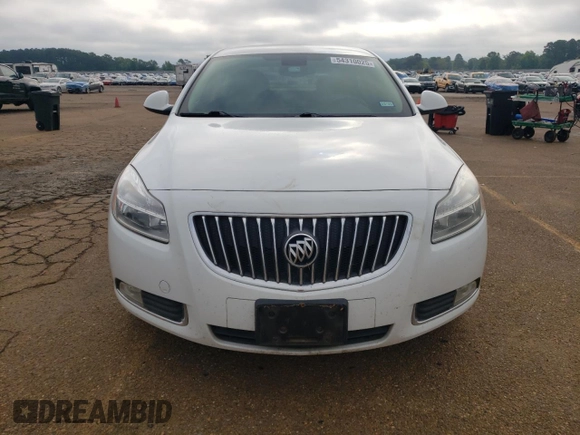 2011 Buick Regal CXL RL1 with VIN W04GN5EC2B1012822, listed as a Copart auction lot 54310025 with 163,855 mi miles and Clean Title. Bid and sale history available at carsss.com. Image 5.