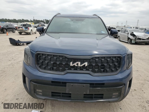 2024 Kia Telluride SX X-Line with VIN 5XYP5DGC6RG459113, listed as a Copart auction lot 52729565 with 23,743 mi miles and Salvage Title. Bid and sale history available at carsss.com. Image 5.