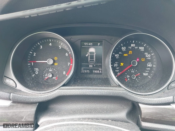 2016 Volkswagen Passat 1.8T SE w/Technology with VIN 1VWBS7A36GC037208, listed as a IAAI auction lot 41461379 with 22,375 mi miles. Bid and sale history available at carsss.com. Image 15.