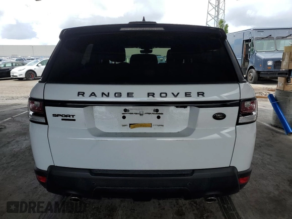 2017 Land Rover Range Rover Sport SE with VIN SALWG2FV7HA141831, listed as a Copart auction lot 56685545 with 61,361 mi miles and Salvage title. Bid and sale history available at DreamBid. Image 6.