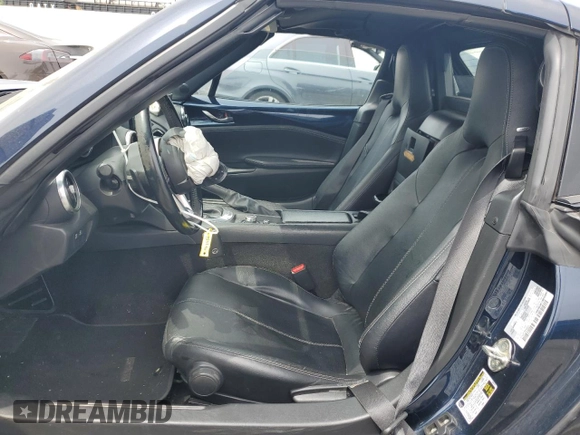 2021 Mazda MX-5 Miata Grand Touring with VIN JM1NDAM70M0460532, listed as a Copart auction lot 58828045 with 70,269 mi miles and Salvage title. Bid and sale history available at DreamBid. Image 7.