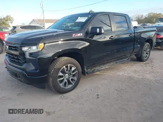 2023 Chevrolet Silverado 1500 RST with VIN 3GCUDEE89PG330999, listed as a IAAI auction lot 41365388 with 1 mi miles. Bid and sale history available at carsss.com. Image 2.