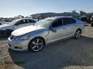 2008 Lexus GS 350 z VIN JTHBE96S680036325, wystawiony jako Copart lot #57797525 z przebiegiem 160 992 mil mil oraz Szkoda całkowita • Salvage title. Historia ofert i sprzedaży dostępna na DreamBid. Obrazek 1.