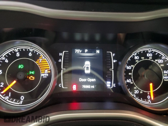 2018 Jeep Cherokee Latitude Plus with VIN 1C4PJMLXXJD514993, listed as a Copart auction lot 56511035 with 75,362 mi miles and Salvage title. Bid and sale history available at DreamBid. Image 9.