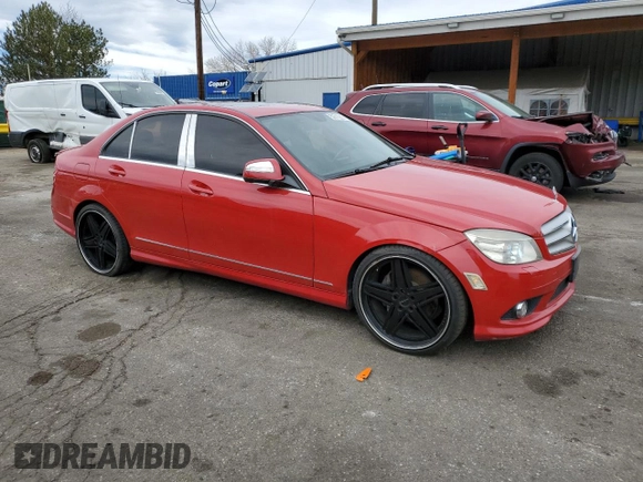 2008 Mercedes-Benz C 350 Sport with VIN WDDGF56X68F137747, listed as a Copart auction lot 50510285 with 106,433 mi miles and Salvage Title. Bid and sale history available at DreamBid. Image 4.
