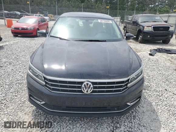 2017 Volkswagen Passat SE with VIN 1VWGT7A36HC058127, listed as a Copart auction lot 54736095 with 93,102 mi miles and Salvage title. Bid and sale history available at DreamBid. Image 5.