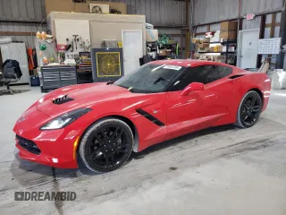2019 Chevrolet Corvette 1LT with VIN 1G1YB2D72K5103662, listed as a Copart auction lot 74604764 with 45,702 mi miles and Salvage Title. Bid and sale history available at carsss.com. Image 1.