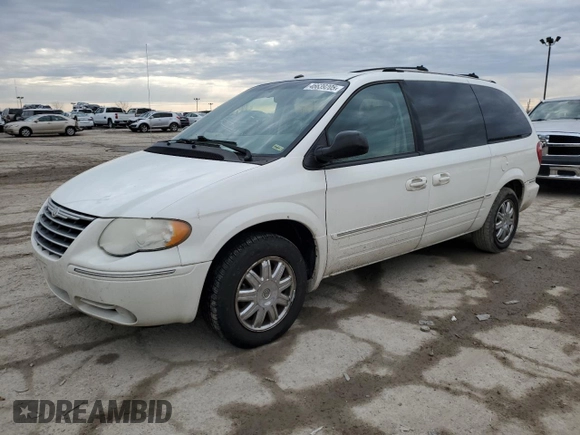 2007 Chrysler Town & Country Limited with VIN 2A8GP64L27R153747, listed as a Copart auction lot 46639205 with 153,531 mi miles and Salvage Title. Bid and sale history available at DreamBid. Image 1.