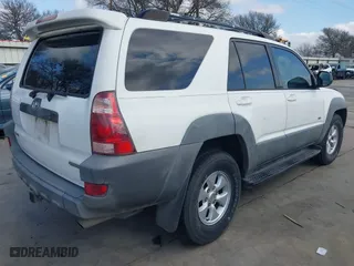 2003 Toyota 4Runner SR5 with VIN JTEZU14R730004590, listed as a IAAI auction lot 41482626 with 274,698 mi miles. Bid and sale history available at carsss.com. Image 4.
