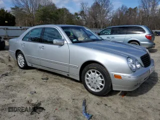 2001 Mercedes-Benz E-Class with VIN WDBJF65J71B310514, listed as a Copart auction lot 47876655 with 188,013 mi miles and Salvage Title. Bid and sale history available at carsss.com. Image 4.