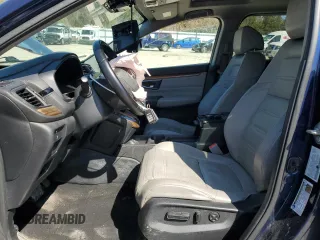 2017 Honda CR-V EX-L with VIN 5J6RW2H84HL018727, listed as a Copart auction lot 50523945 with 125,342 mi miles and Salvage Title. Bid and sale history available at DreamBid. Image 7.