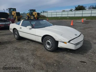 1985 Chevrolet Corvette with VIN 1G1YY0787F5127615, listed as a Copart auction lot 74556024 with 77,860 mi miles and Non Repairable. Bid and sale history available at carsss.com. Image 4.