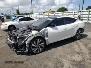 2019 Nissan Maxima SV with VIN 1N4AA6AV0KC384531, listed as a Copart auction lot 61375885 with 95,882 mi miles and Non repairable. Bid and sale history available at DreamBid. Image 1.