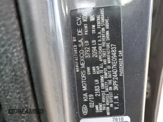 2019 Kia Forte LXS with VIN 3KPF24AD7KE094837, listed as a Copart auction lot 46893335 with 94,515 mi miles and Salvage Title. Bid and sale history available at carsss.com. Image 12.