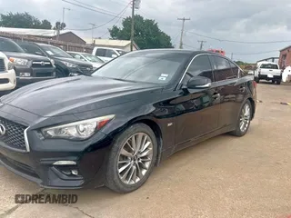 2018 Infiniti Q50 Luxe z VIN JN1EV7AP2JM357804, wystawiony jako Copart lot #63931465 z przebiegiem 170 382 mil mil oraz Czysty tytuł • Clean title. Historia ofert i sprzedaży dostępna na DreamBid. Obrazek 2.