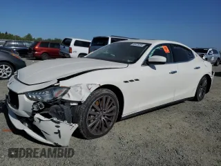 2017 Maserati Ghibli with VIN ZAM57XSAXH1248791, listed as a Copart auction lot 55975084 with 80,926 mi miles and Clean Title. Bid and sale history available at carsss.com. Image 1.