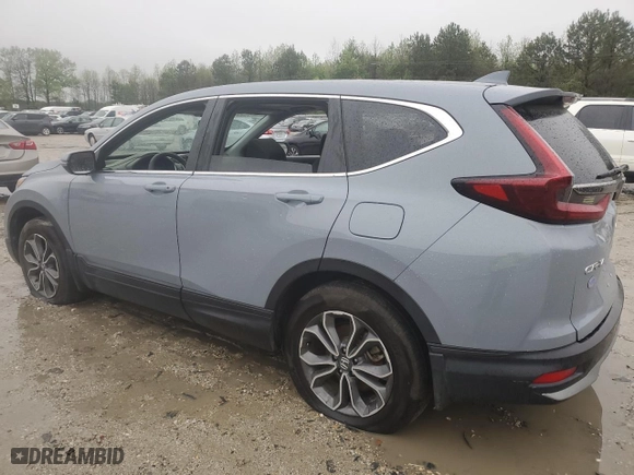2022 Honda CR-V EX with VIN 2HKRW2H52NH625088, listed as a Copart auction lot 52106685 with 27,629 mi miles and Salvage Title. Bid and sale history available at carsss.com. Image 2.