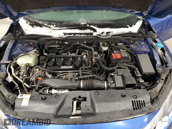2017 Honda Civic Sedan EX-T with VIN 2HGFC1F46HH104065, listed as a Copart auction lot 43015035 with 93,690 mi miles and Salvage Title. Bid and sale history available at carsss.com. Image 11.