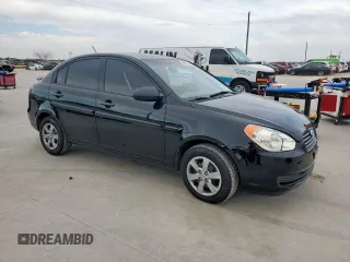 2008 Hyundai Accent GLS with VIN KMHCN46C38U267446, listed as a Copart auction lot 48817745 with 131,296 mi miles and Salvage Title. Bid and sale history available at carsss.com. Image 4.