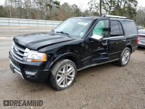 2017 Ford Expedition Platinum с VIN 1FMJU1LT7HEA54135, выставлен на аукционе Copart как лот 44967925 с пробегом 104 610 миль миль и Списание • Salvage title. История ставок и продаж доступна на DreamBid. Изображение 1.
