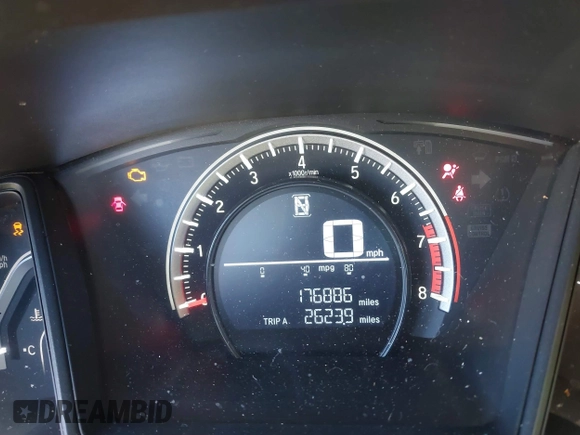 2016 Honda Civic Sedan LX with VIN 19XFC2F5XGE083440, listed as a IAAI auction lot 41622068 with 176,886 mi miles. Bid and sale history available at carsss.com. Image 7.