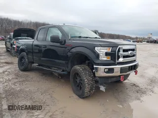 2017 Ford F-150 XL with VIN 1FTEX1E87HFB37824, listed as a IAAI auction lot 41222852 with 86,257 mi miles. Bid and sale history available at carsss.com. Image 12.