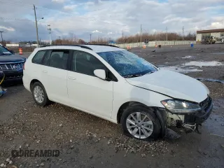 2019 Volkswagen Golf SportWagen S with VIN 3VWY57AU7KM509739, listed as a Copart auction lot 80984513 with 0 mi miles. Bid and sale history available at carsss.com. Image 4.
