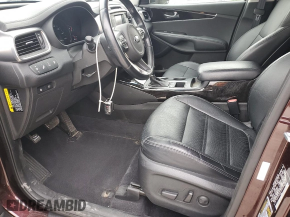 2016 Kia Sorento EX with VIN 5XYPH4A5XGG068691, listed as a Copart auction lot 60444925 with 163,390 mi miles and Salvage title. Bid and sale history available at DreamBid. Image 7.