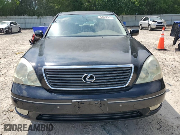 2003 Lexus LS 430 with VIN JTHBN30F130097714, listed as a Copart auction lot 54304955 with 222,369 mi miles and Clean Title. Bid and sale history available at DreamBid. Image 5.