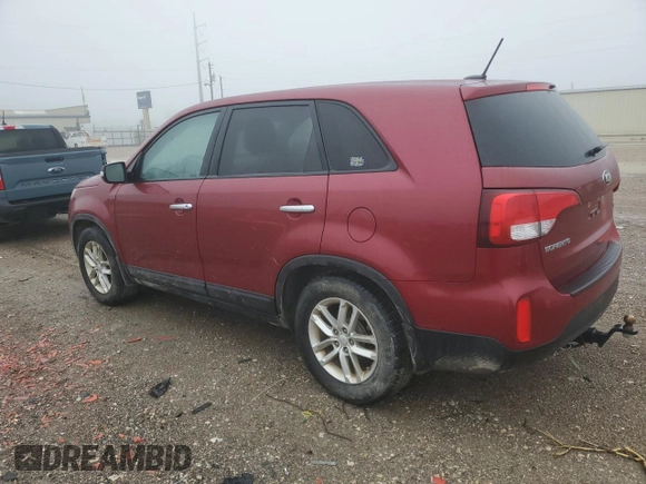 2014 Kia Sorento LX with VIN 5XYKT3A6XEG449711, listed as a Copart auction lot 55747185 with 88,795 mi miles and Clean Title. Bid and sale history available at DreamBid. Image 2.