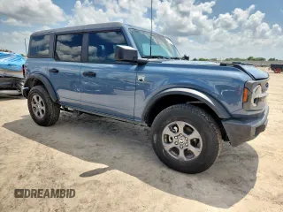 2024 Ford Bronco Big Bend with VIN 1FMDE7BH7RLA03788, listed as a Copart auction lot 65085065 with 10,597 mi miles and Salvage title. Bid and sale history available at DreamBid. Image 4.