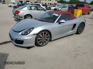 2014 Porsche 718 Boxster S z VIN WP0CB2A81ES140299, wystawiony jako Copart lot #55287115 z przebiegiem 104 435 mil mil oraz Szkoda całkowita • Salvage title. Historia ofert i sprzedaży dostępna na DreamBid. Obrazek 1.