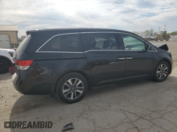 2014 Honda Odyssey Touring z VIN 5FNRL5H94EB006827, wystawiony jako Copart lot #55859715 z przebiegiem 195 131 mil mil oraz Szkoda całkowita • Salvage title. Historia ofert i sprzedaży dostępna na DreamBid. Obrazek 3.