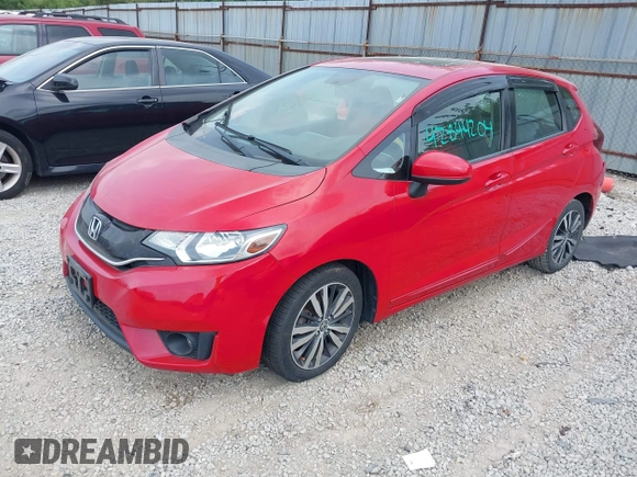 2015 Honda Fit EX-L z VIN 3HGGK5H85FM748931, wystawiony jako IAAI lot #42844204 z przebiegiem 106 381 mil mil oraz . Historia ofert i sprzedaży dostępna na DreamBid. Obrazek 2.