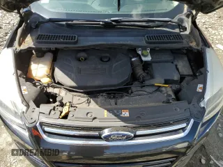 2015 Ford Escape Titanium with VIN 1FMCU9J9XFUB11123, listed as a Copart auction lot 52191015 with 77,541 mi miles and Salvage Title. Bid and sale history available at carsss.com. Image 13.