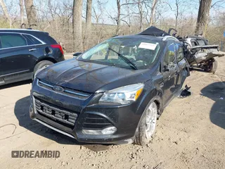 2014 Ford Escape Titanium with VIN 1FMCU0JXXEUD23447, listed as a IAAI auction lot 41877253 with 1 mi miles. Bid and sale history available at carsss.com. Image 18.