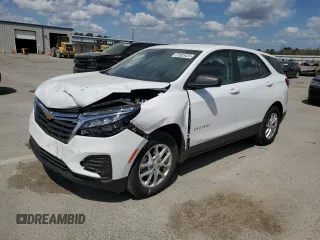 2023 Chevrolet Equinox LS with VIN 3GNAX5EG5PL259168, listed as a Copart auction lot 51083425 with 51,548 mi miles and Salvage title. Bid and sale history available at DreamBid. Image 1.