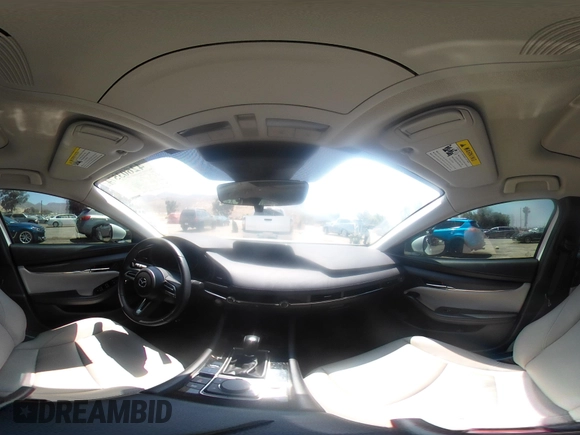 2023 Mazda 3 S Carbon Edition with VIN 3MZBPACM1PM356552, listed as a IAAI auction lot 42603574 with 20,092 mi miles and . Bid and sale history available at DreamBid. Image 19.