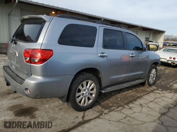 2010 Toyota Sequoia Ltd with VIN 5TDJY5G15AS027573, listed as a Copart auction lot 43267445 with 210,390 mi miles and Salvage Title. Bid and sale history available at carsss.com. Image 3.